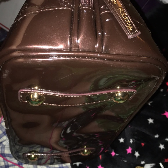 Loungefly Hello Kitty Embossed Brown Purse EUC - Picture 4 of 7